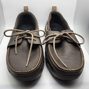 Men’s Crocs Brown Boat Shoes – Size 9 (New Without Box)